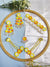 'Floral-Chic' Handmade Yellow-Orange Haldi Mehndi Jewellery Set