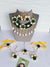 Green Floral kodi Work Mehendi Jewelry Set For Bride