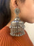 Ranjhana Banjara Jhumka- Oxidised Silver Boho Jhumka Earrings for Women