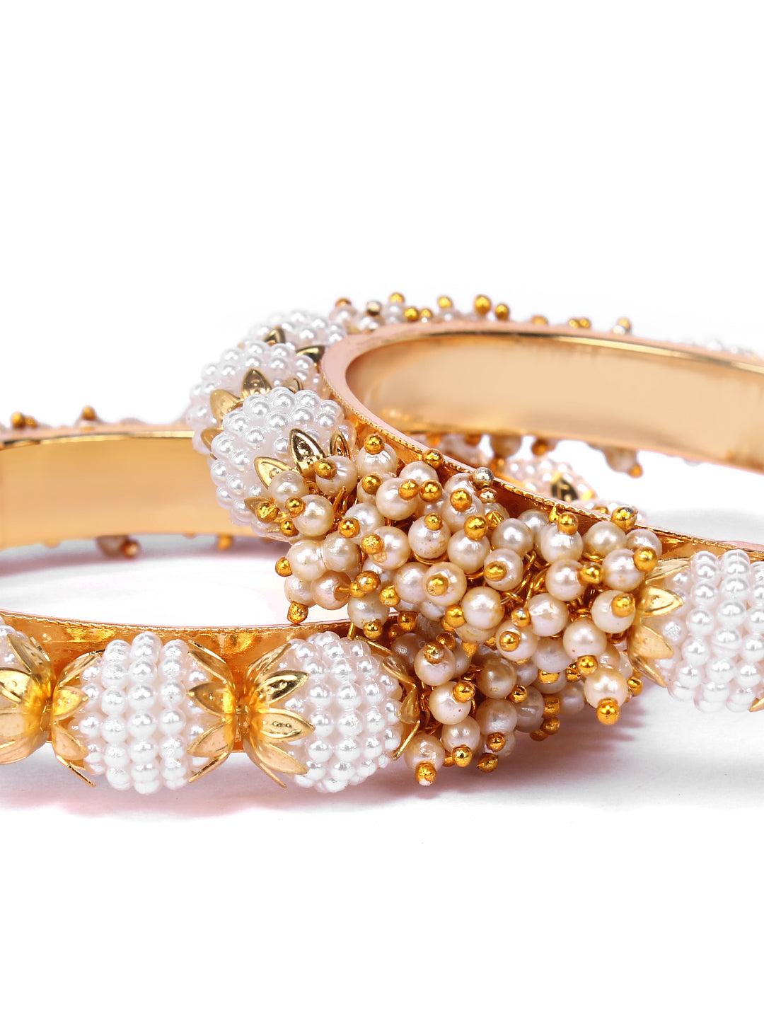 Traditional Pearl and Bead Bangle Ensemble