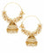 Pearl Hoop Jhumka Earrings