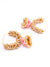 Gold  Plated  White  Pearls Jhumki  Earrings