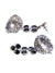 Oxidized German Silver Stones studded Long Jhumka Jhumki Earrings for Women