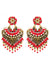 Gold Plated Heart Yellow Kundan Drop & Dangler Earrings Gifts For Women Girls