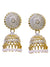 Traditional Gold White Jhumka Jhumki Earrings RAE0578