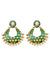 Traditional Gold Plated Bollywood Pink Chandbali Drop Earrings Jhumki For Women Girls