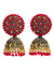 Traditional Gold Plated Light Pink Jhumka Earrings RAE0620
