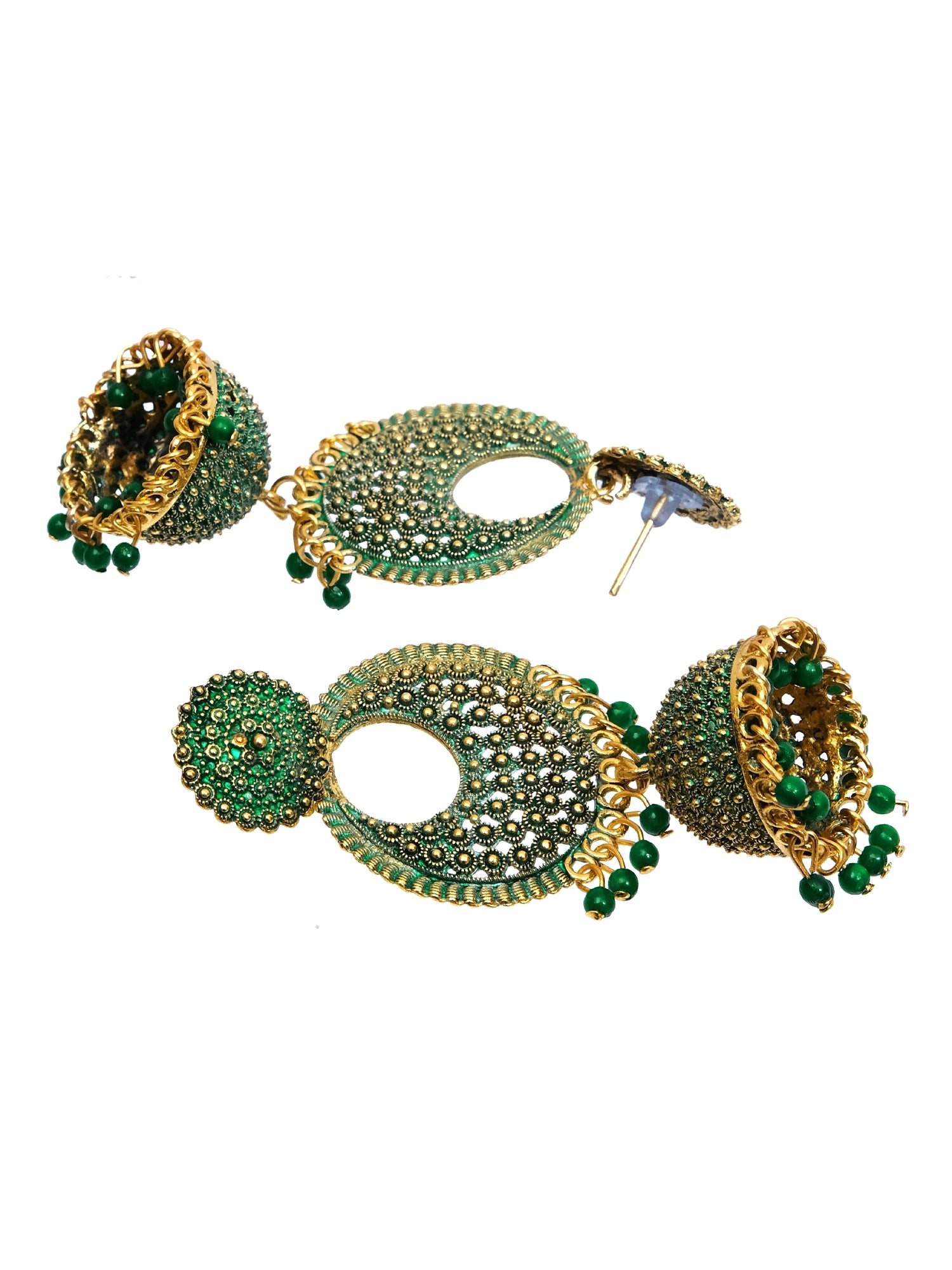 Gold Plated Jhumka Earrings for Women & Girls