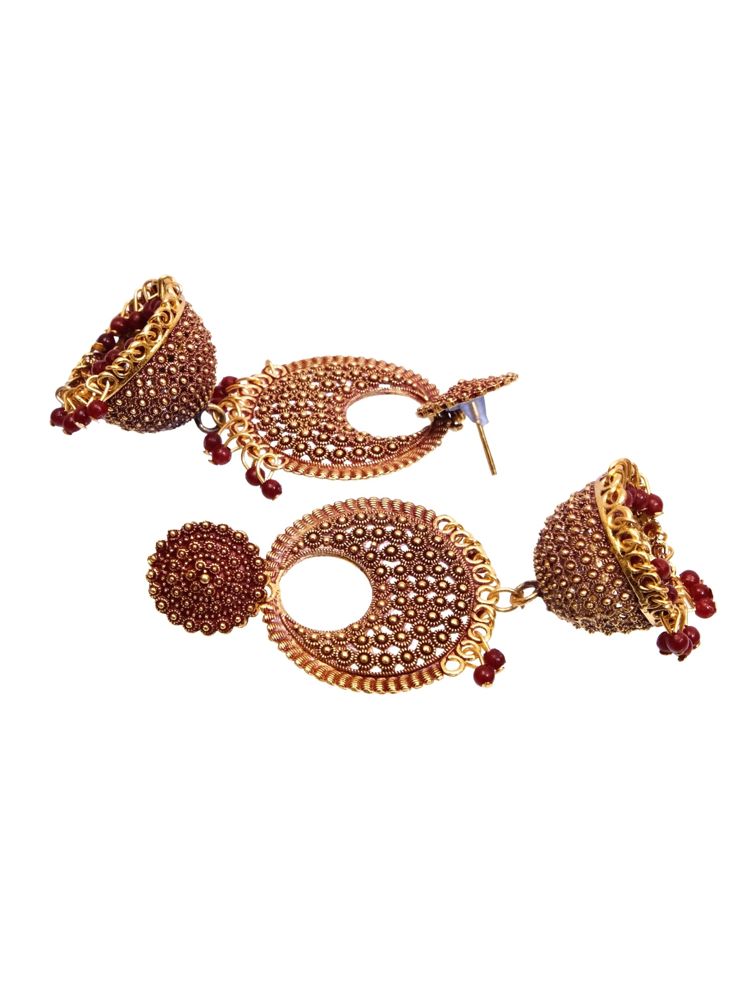 Gold Plated Jhumka Earrings for Women & Girls