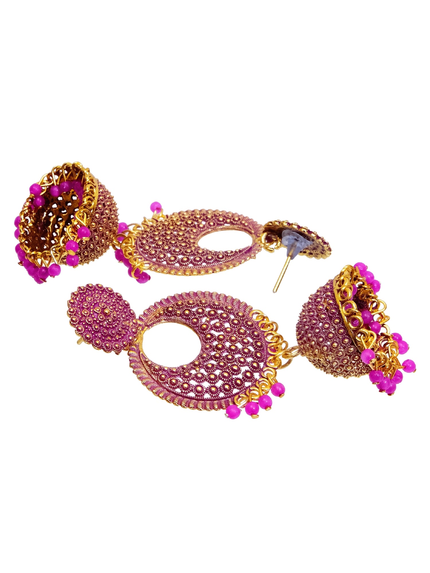 Gold Plated Jhumka Earrings for Women & Girls