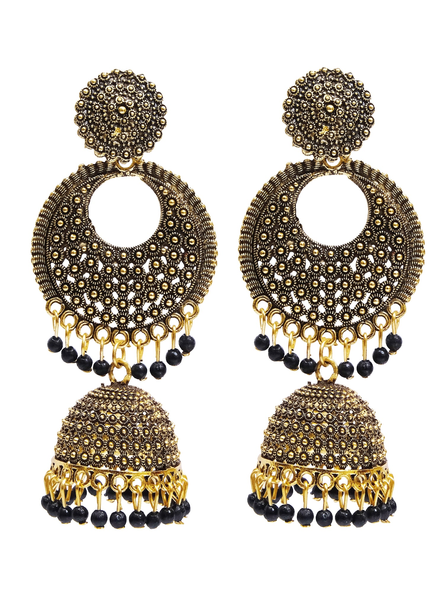 Gold Plated Jhumka Earrings for Women & Girls