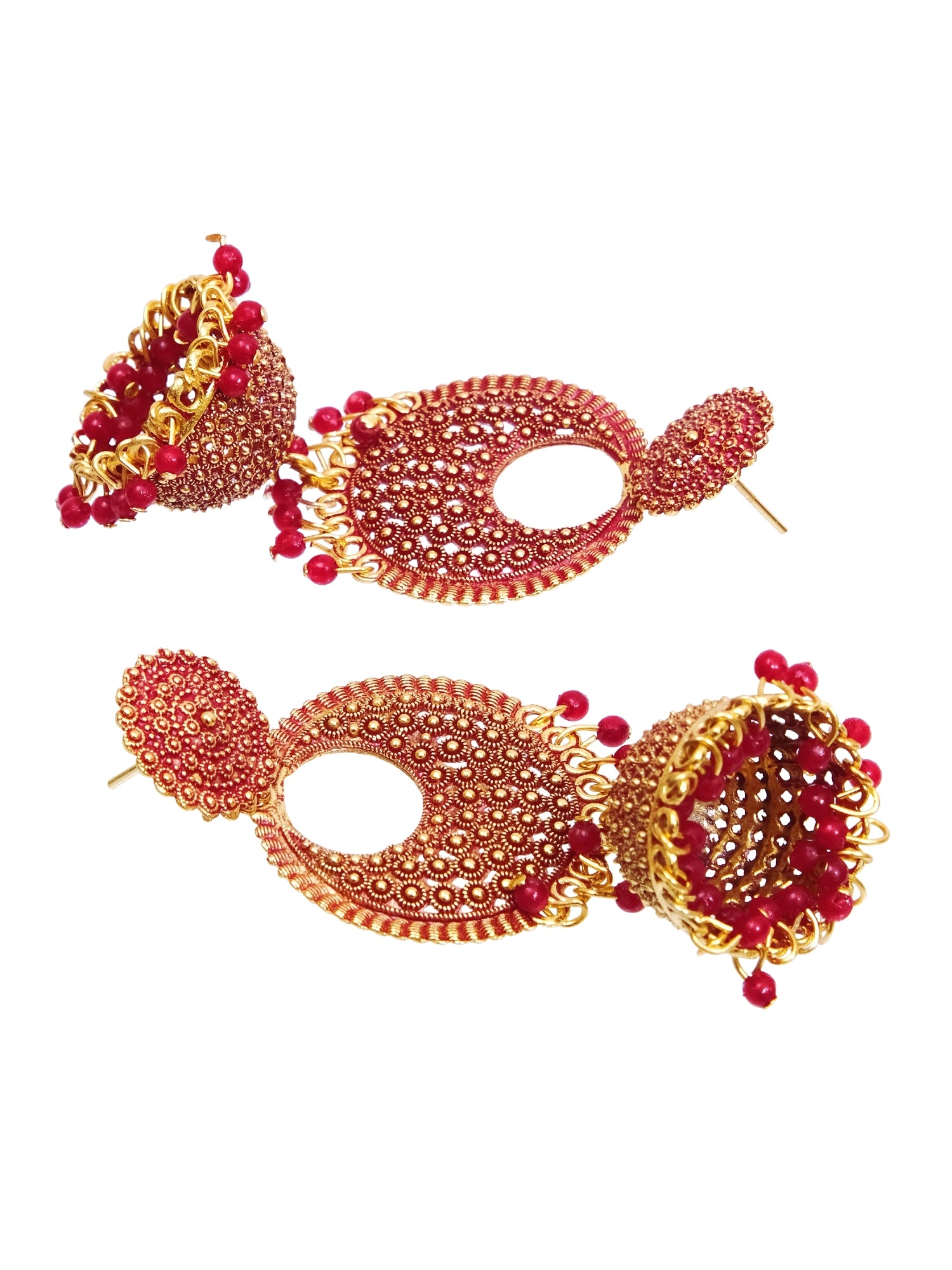 Gold Plated Jhumka Earrings for Women & Girls