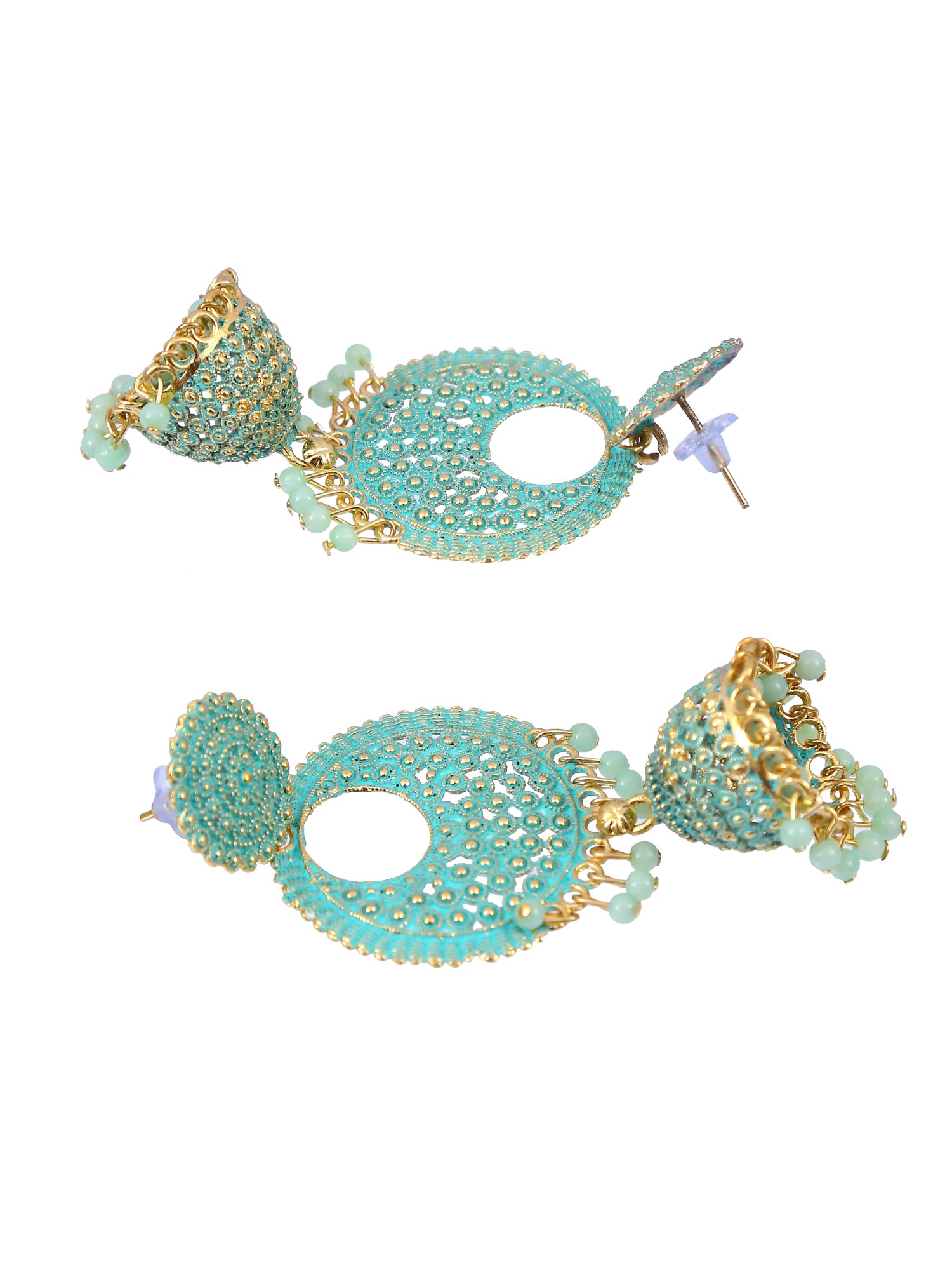 Gold Plated Jhumka Earrings for Women & Girls