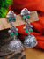 Nihar Jhumka- Oxidised Silver Plated Floral Motifs  Jhumka Jhumki Earrings