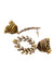 Beautiful Oxidised Leaf Design Jhumka Earrings for Women's Festive Look