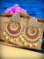 Ada Chandbali Earrings-Traditional Indian Gold Plated Kundan Chandbali Drop & Dangler Earrings