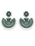 Mahi Chandbali Earrings- Oxidised Silver Kundan Studded Pearl Drop Earrings for Women