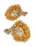 Traditional GoldPlated Kundan Dangler Earrings With Pearls RAE0833