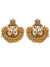 Traditional GoldPlated Kundan Dangler Earrings With Pearls RAE0834