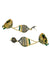 Traditional Indian Gold Plated Green Temple Style Jhumka Earring RAE0970