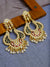 Gold plated Kundan Meenakari Dangler  Earrings RAE1029
