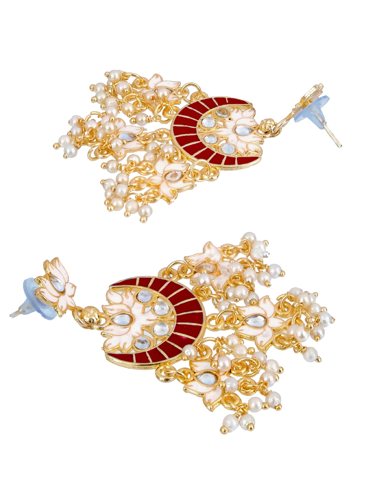 Ingeniously Unique & Beautiful Gold Plated Earrings