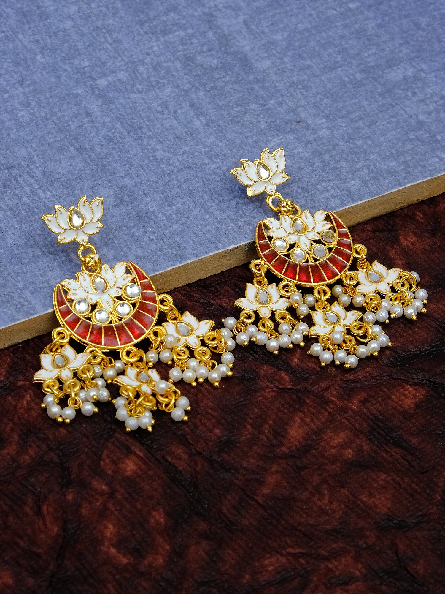 Ingeniously Unique & Beautiful Gold Plated Earrings
