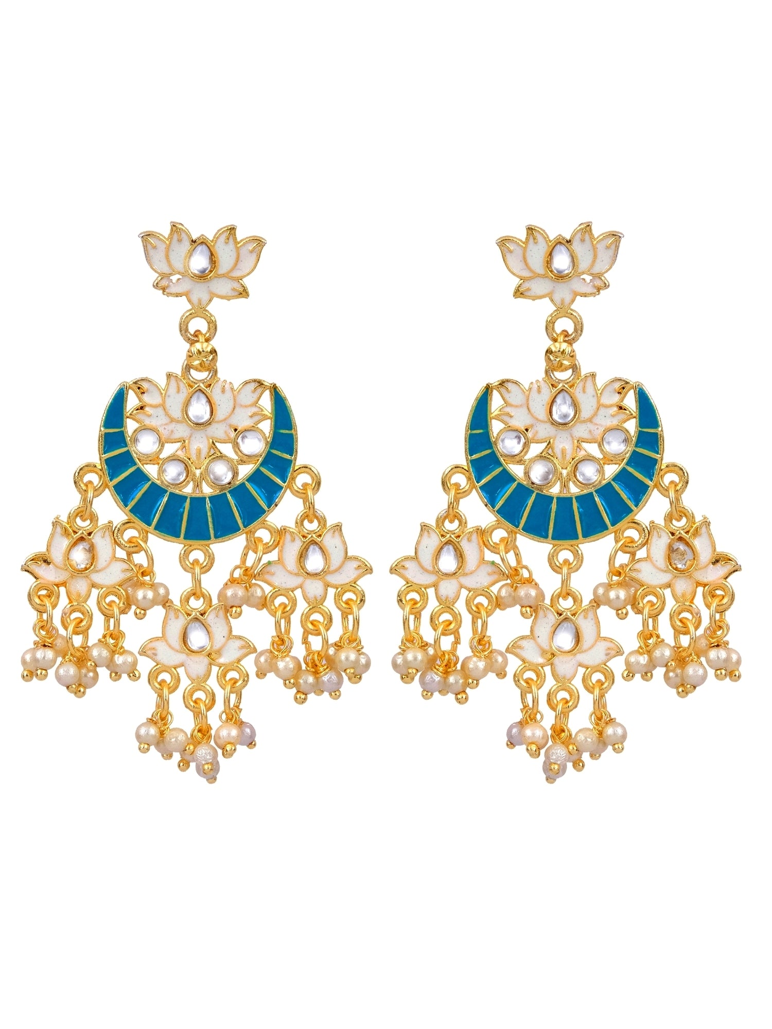 Ingeniously Unique & Beautiful Gold Plated Earrings