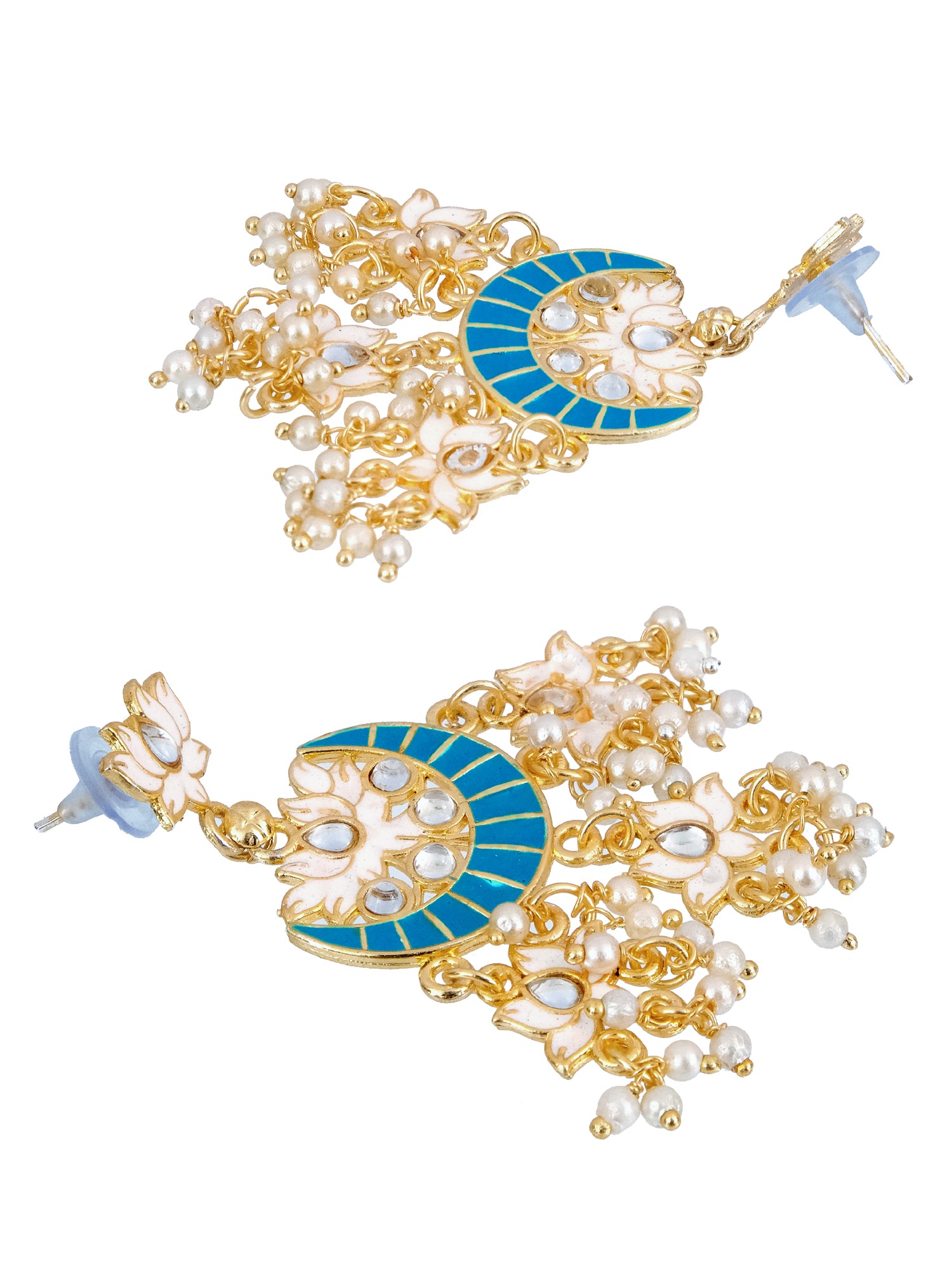 Ingeniously Unique & Beautiful Gold Plated Earrings