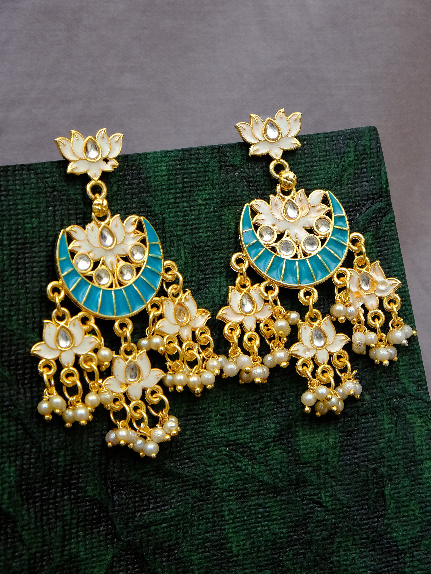 Ingeniously Unique & Beautiful Gold Plated Earrings