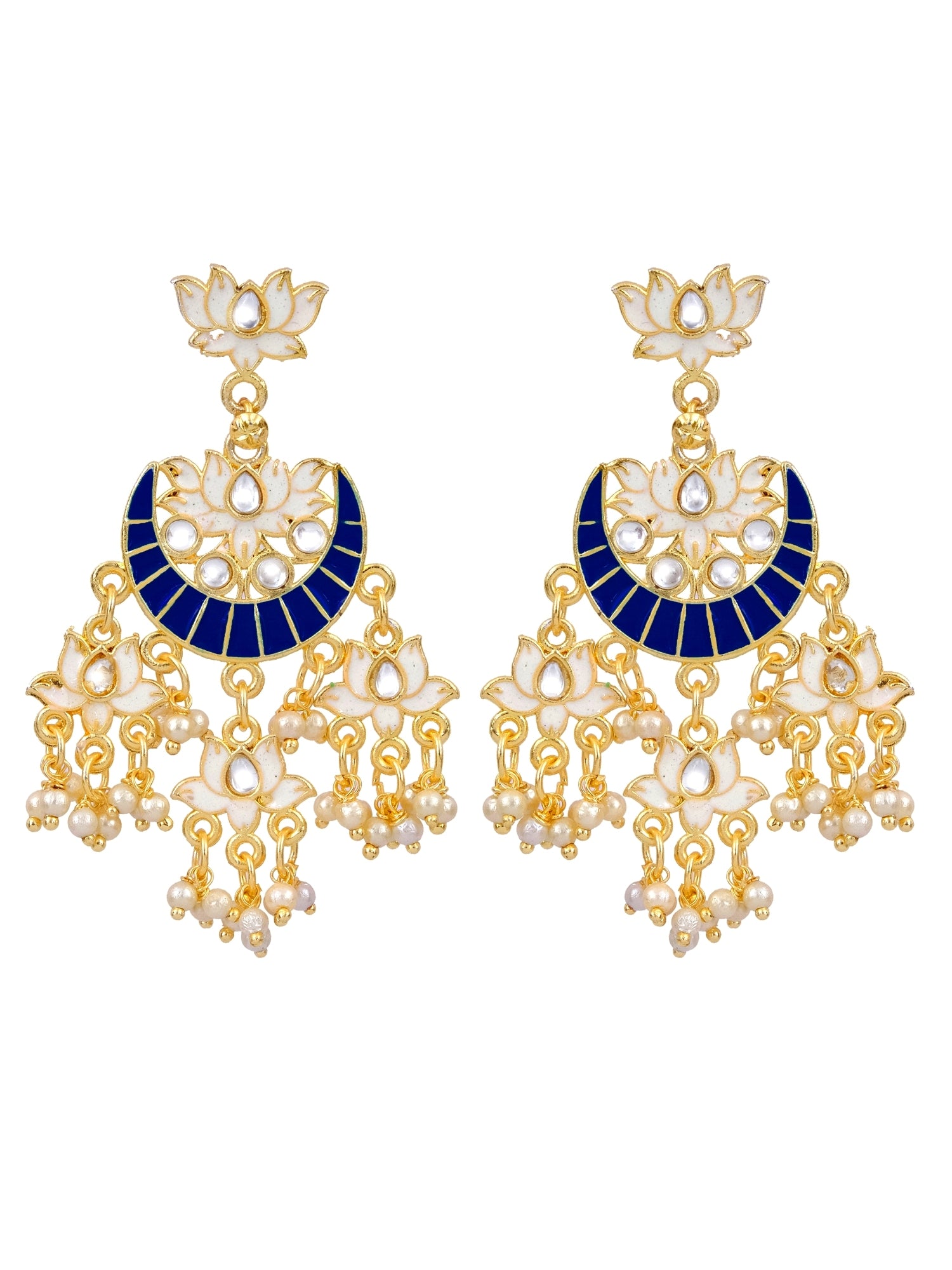 Ingeniously Unique & Beautiful Gold Plated Earrings