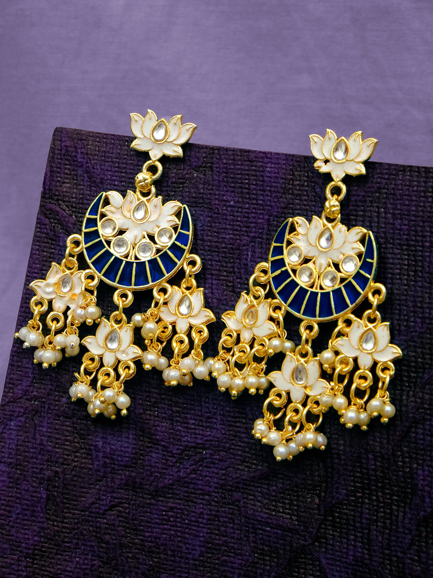 Ingeniously Unique & Beautiful Gold Plated Earrings