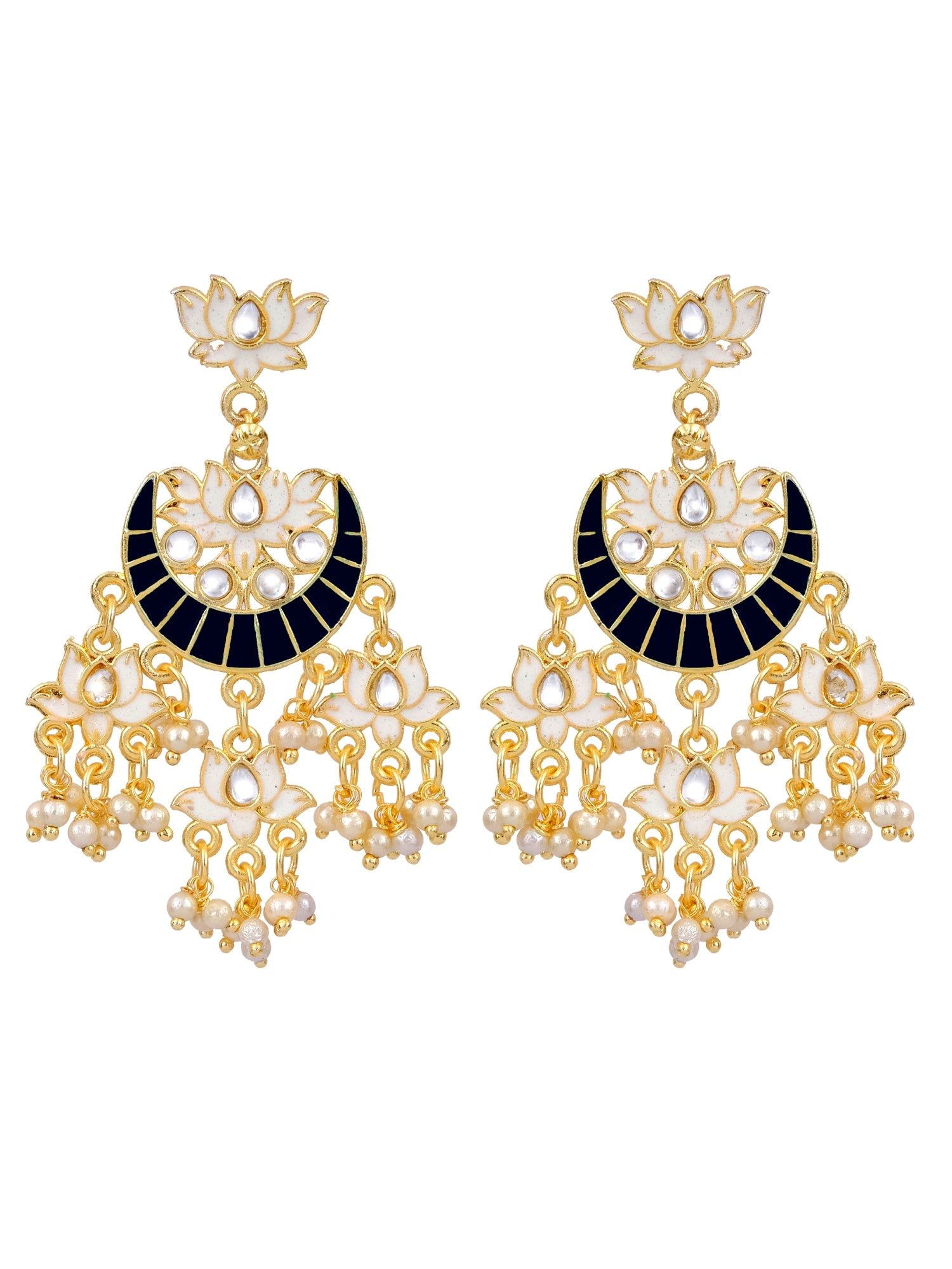 Ingeniously Unique & Beautiful Gold Plated Earrings