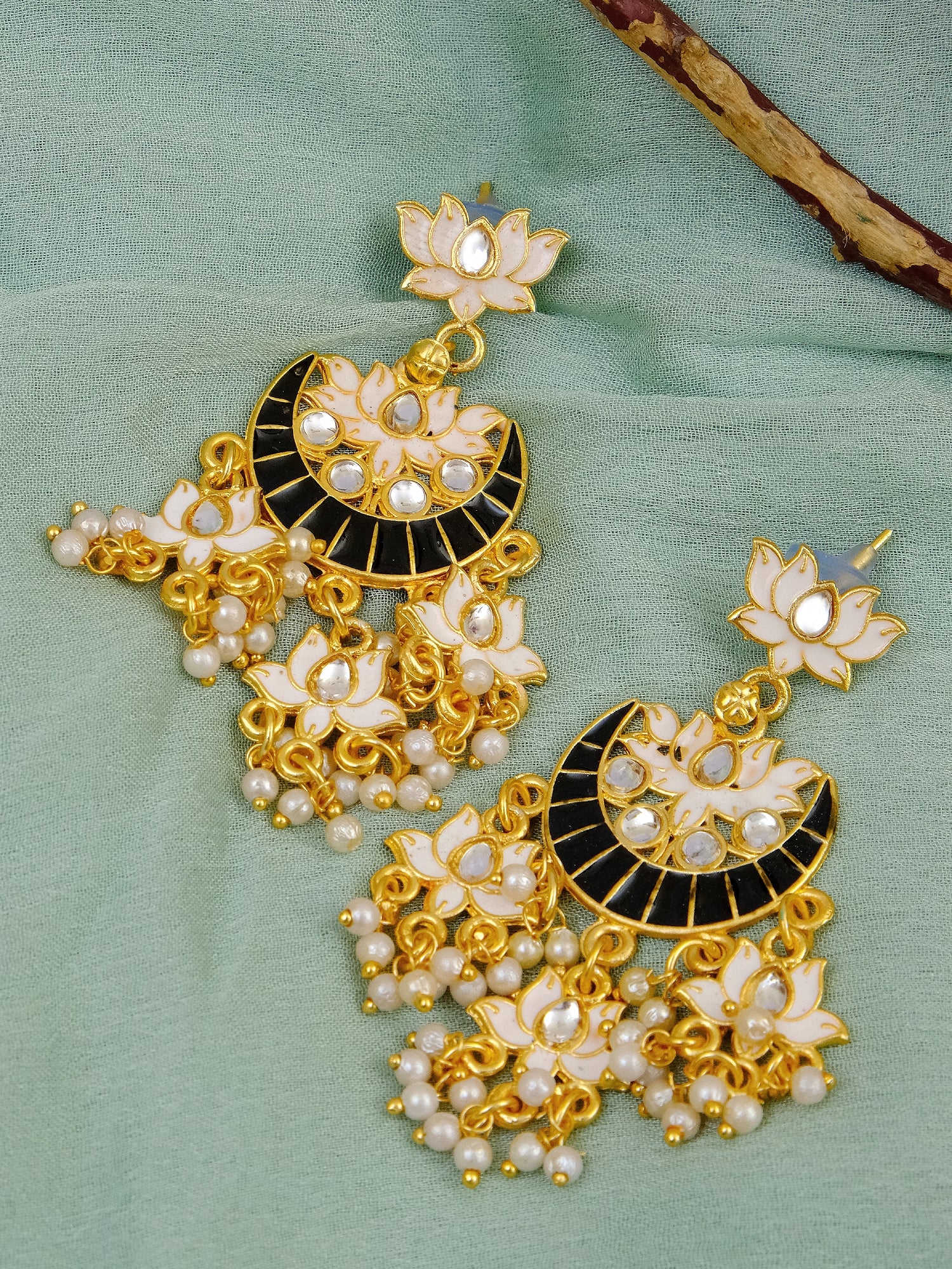 Ingeniously Unique & Beautiful Gold Plated Earrings