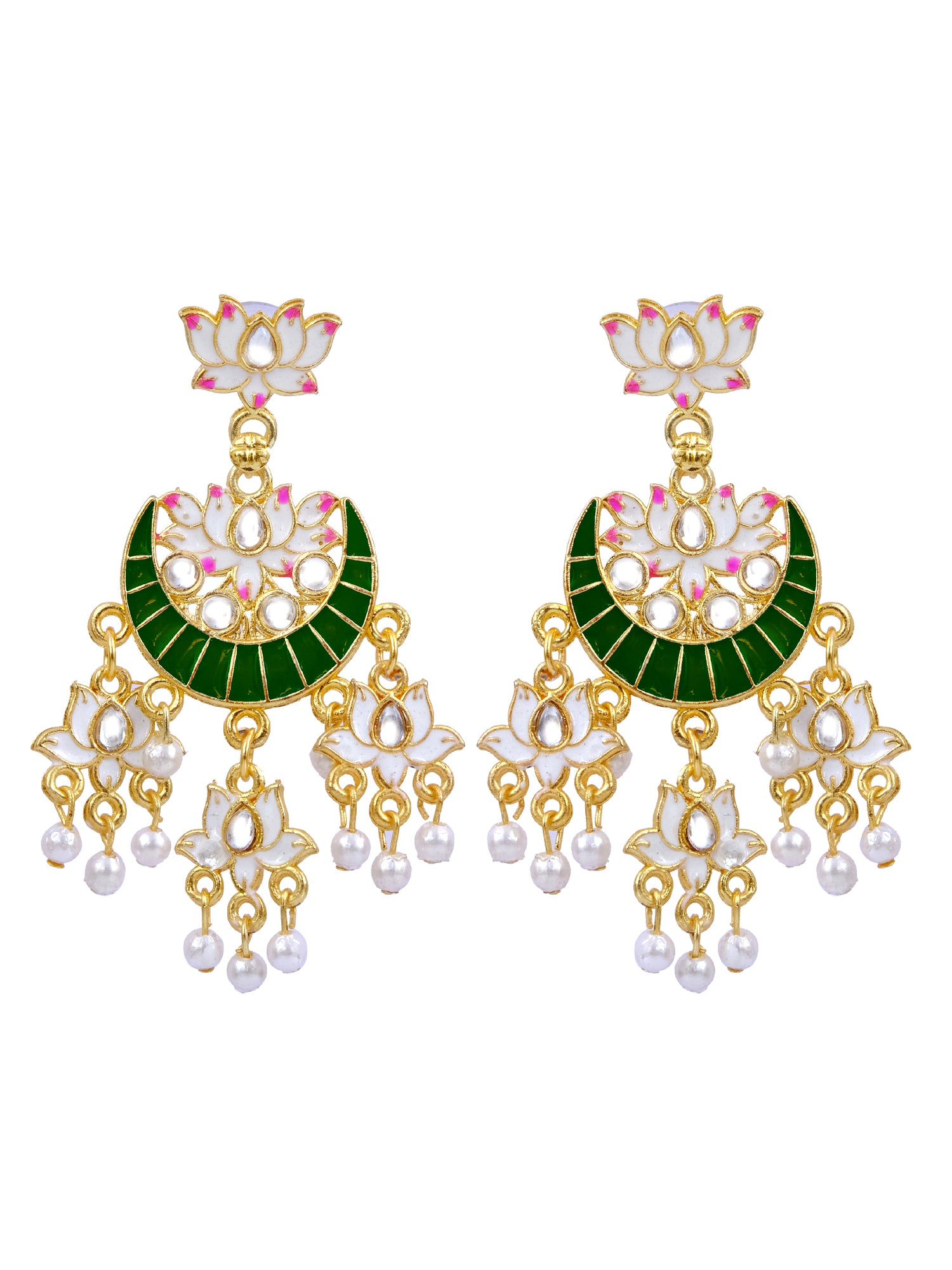 Ingeniously Unique & Beautiful Gold Plated Earrings