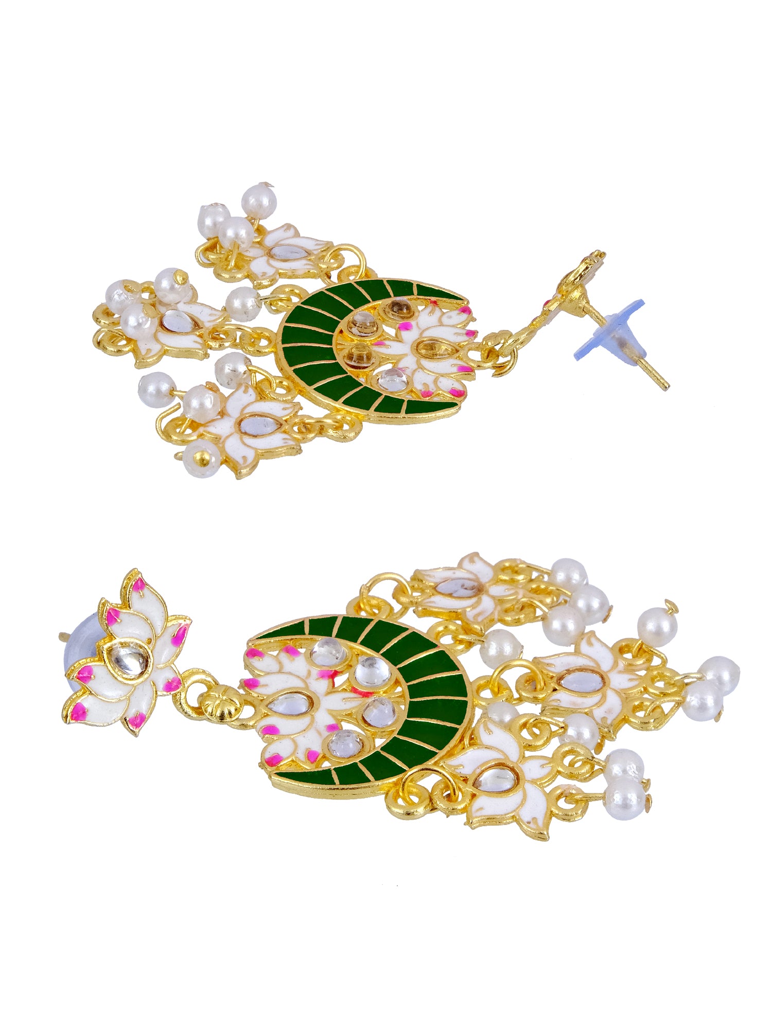 Ingeniously Unique & Beautiful Gold Plated Earrings