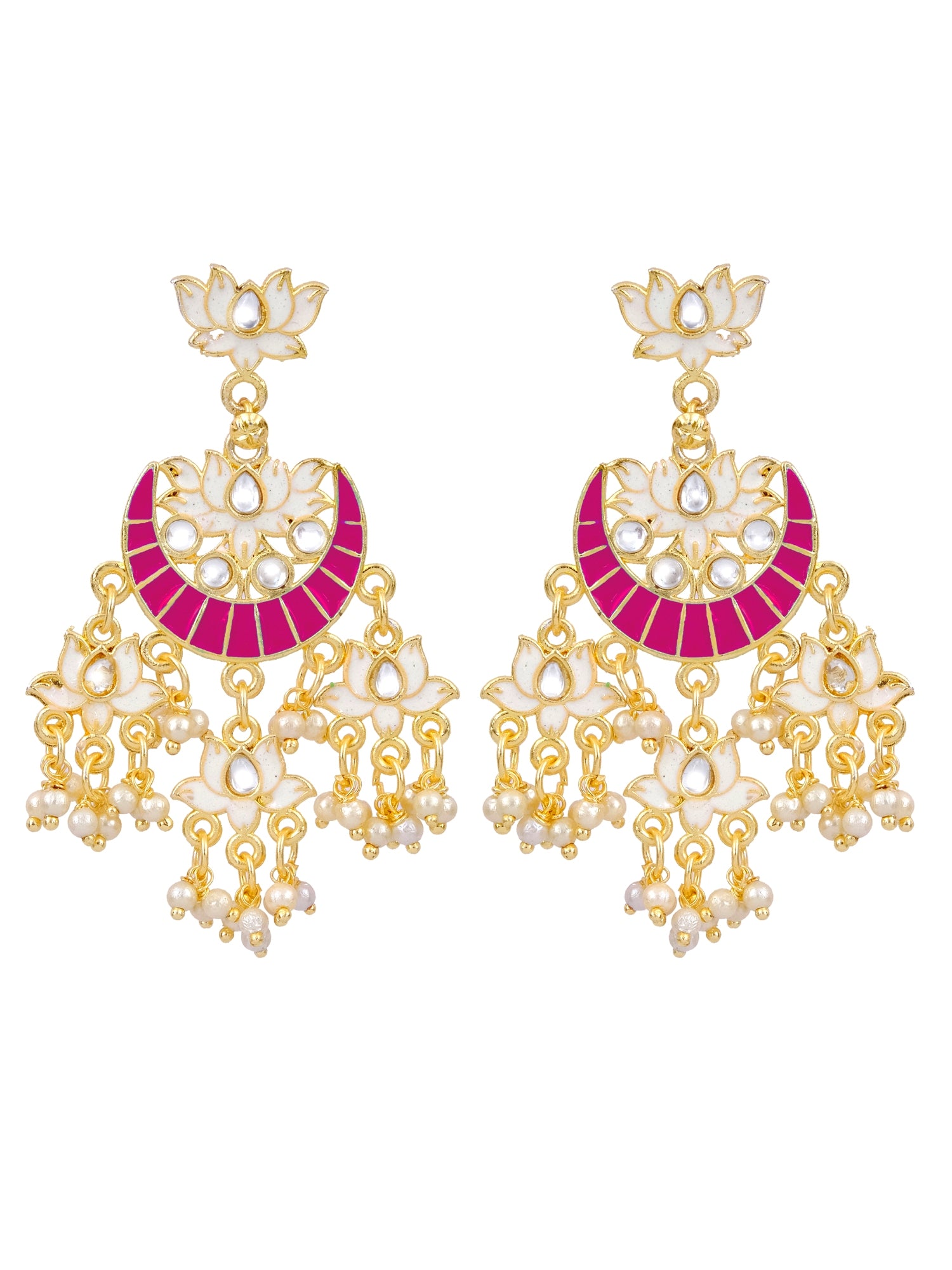 Ingeniously Unique & Beautiful Gold Plated Earrings