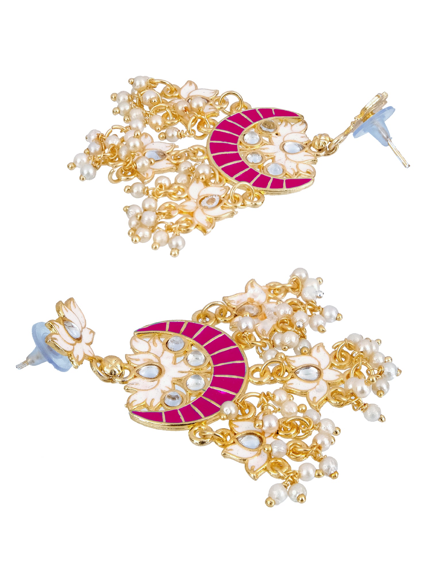 Ingeniously Unique & Beautiful Gold Plated Earrings