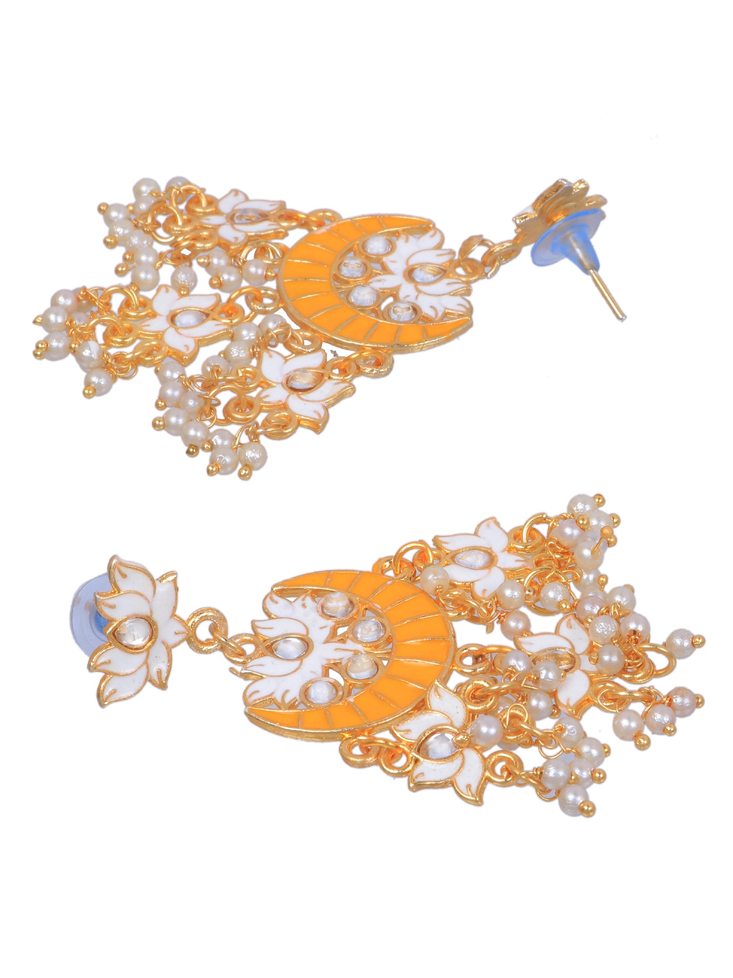 Ingeniously Unique & Beautiful Gold Plated Earrings