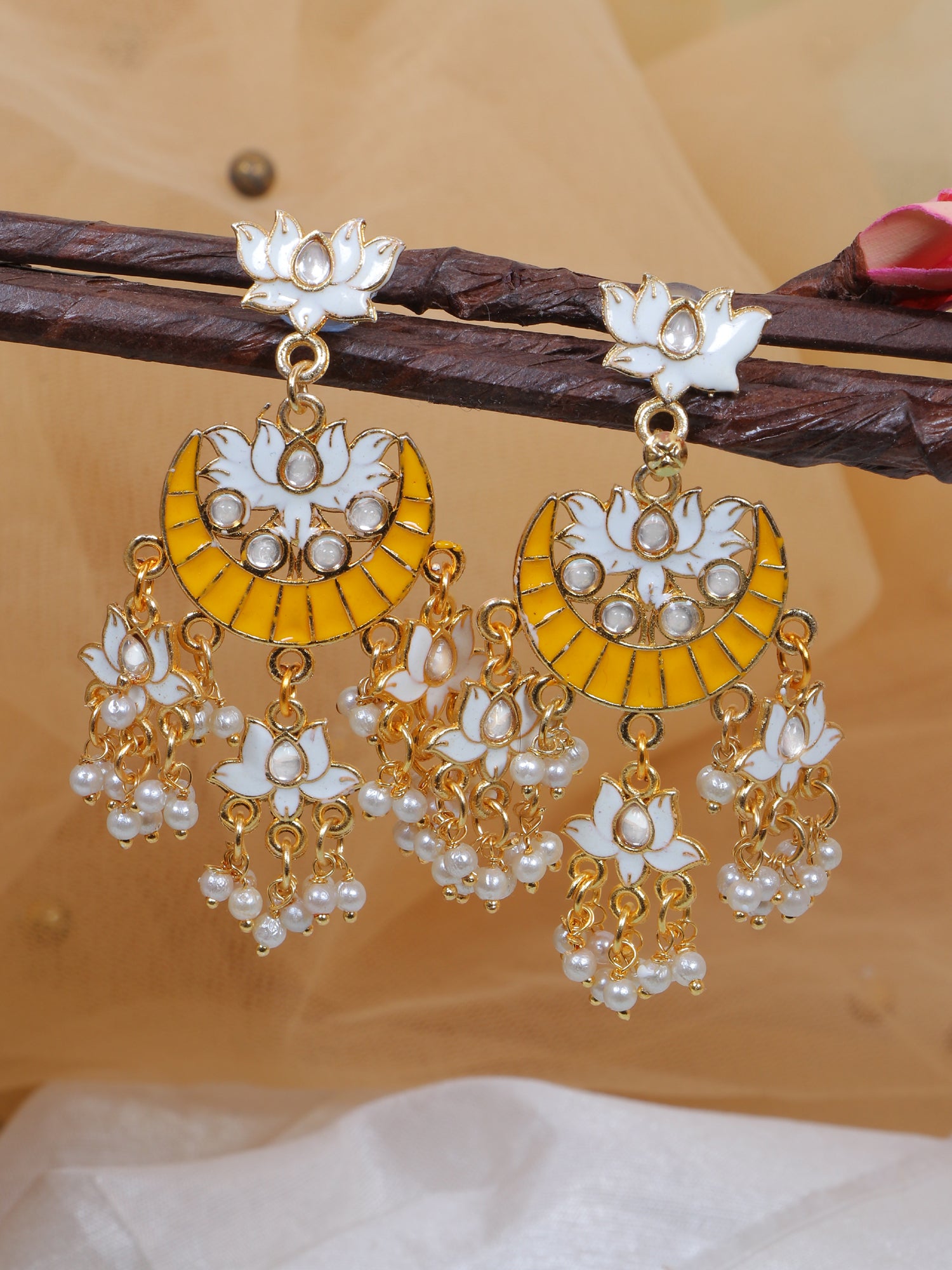 Ingeniously Unique & Beautiful Gold Plated Earrings