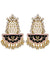 Antique pasha Gold-Plated Meenakari Dangle Earrings With Pearls