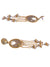 Gold-Plated White pearl Designer Dangler Multilayer Jhumkas Earrings RAE1175
