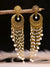 Gold -Plated White Jhalar Fashion Earrings RAE1181