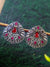 Oxidised Silver Plated Traditional Antique Peacock Stud Earrings for Women