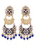 New Collection Of Chandbali Long Dangler Earring in Navy Blue  RAE1228