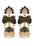 Traditional Gold - Black New Stylish Jhumkas Earrings RAE1258