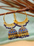 New Stylish Collection Of Hoops Jhumka Earring Gold Plated-Red RAE1262