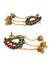 Traditional Gold-Plated Kundan Design  Peacock Pearl Jhumka Jhumki Earrings RAE1296