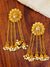 Gold Plated Stylish Pearl Jhumka Jhumki Traditional Earrings RAE1297
