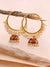 beautiful  Ethnic Meenakari Maroon Jhumka Hoop Earring With Pearls RAE1353